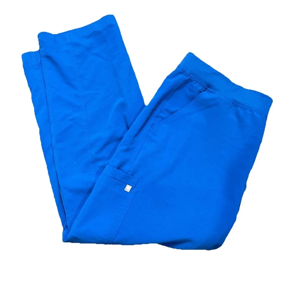 FIGS Axim Scrub Pants Mens XXL Short Royal Blue Technical Collection T2001S